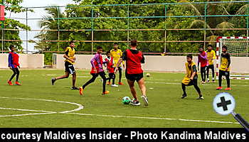 courtesy Maldives Insider - Kandima Maldives Futsal Camp