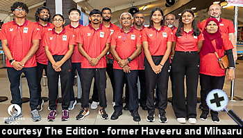 courtesy The Edition - Maldives contingent departs for Paris 2024 Olympics